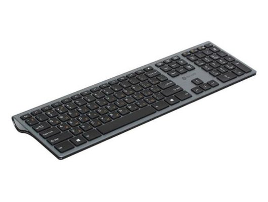 Клавиатура беспроводная Oklick 890S серый